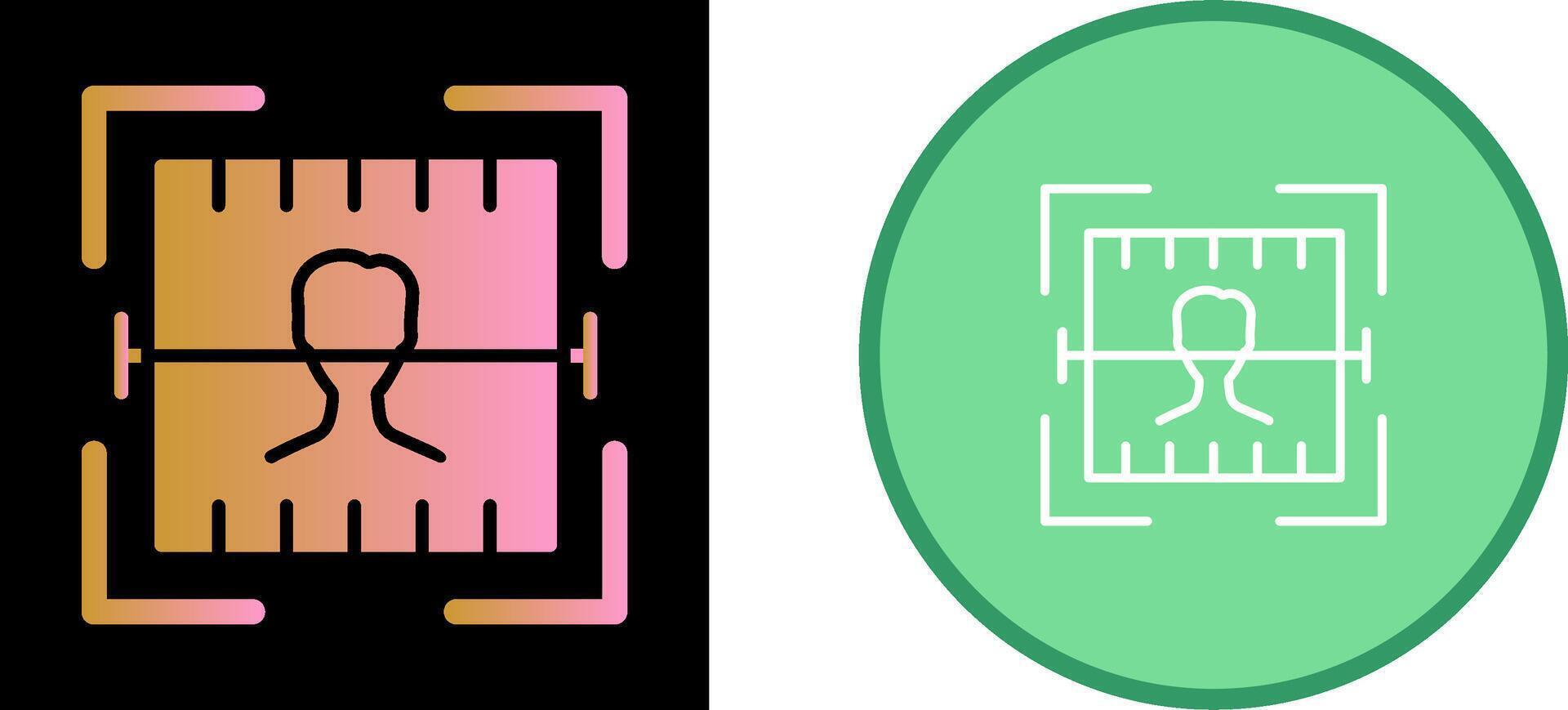 Face Scan Vector Icon