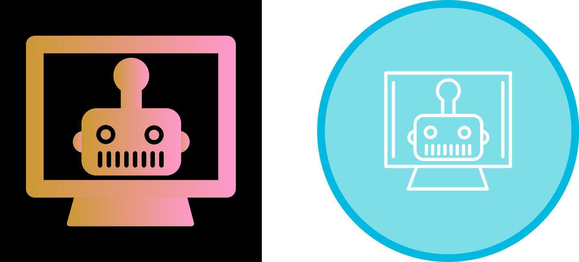 Artificial Bot Vector Icon