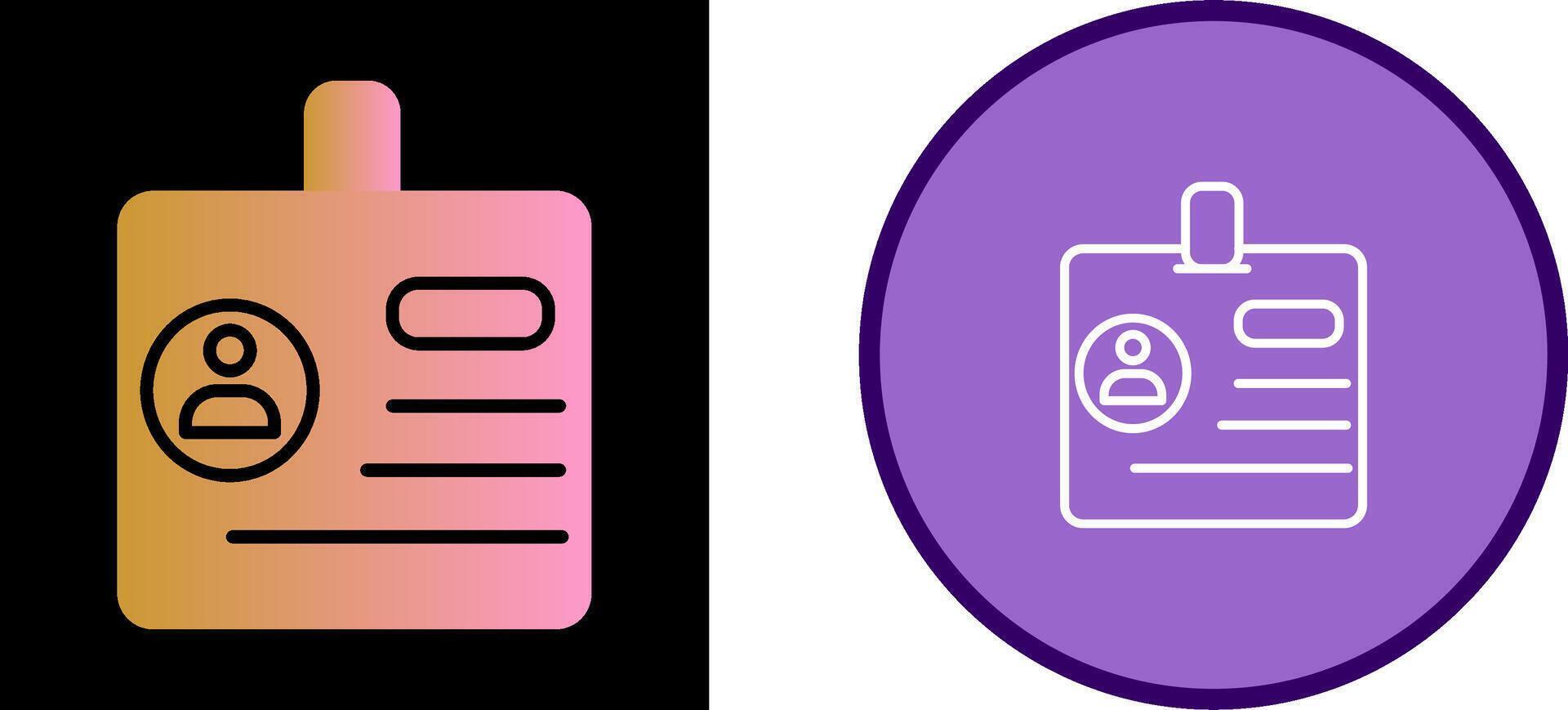 Identification Vector Icon