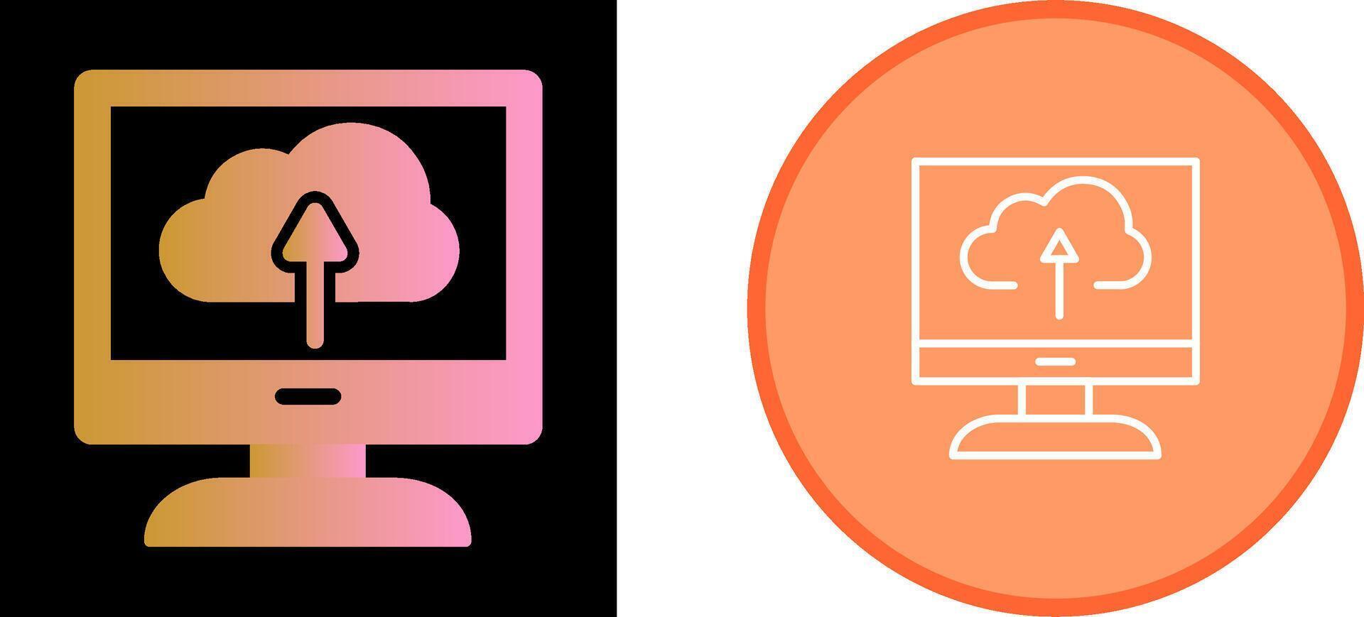 Cloud Backup Vector Icon