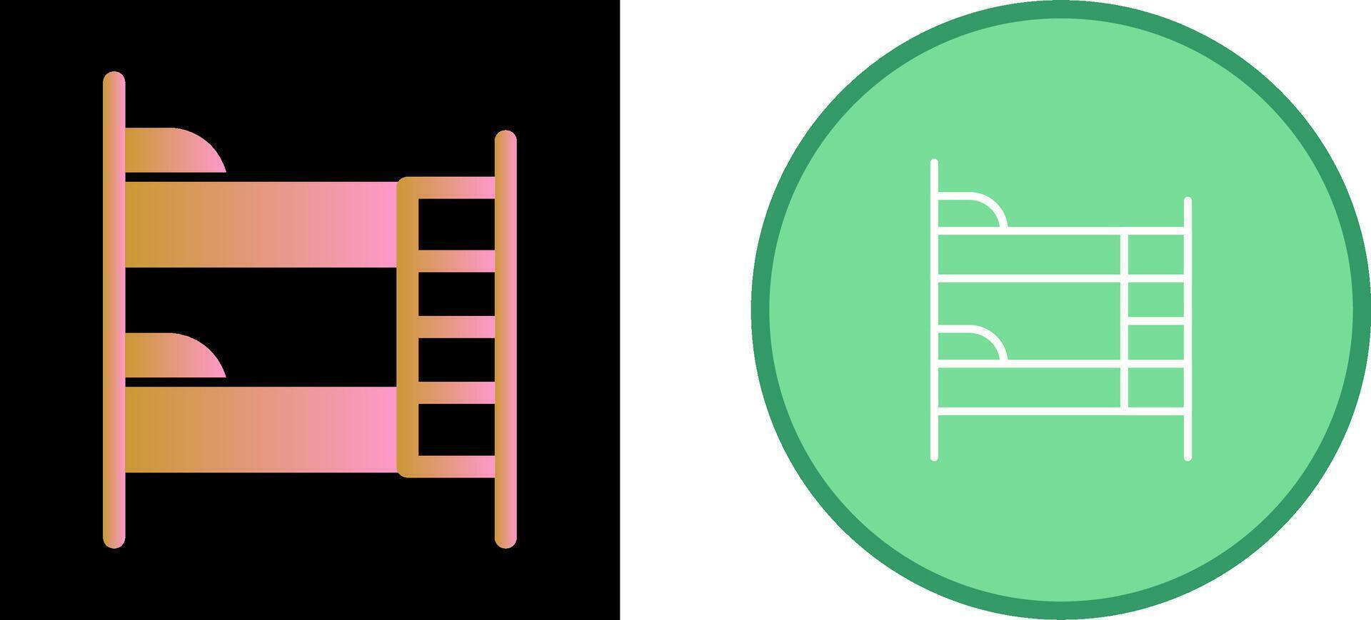 Bunk bed Vector Icon