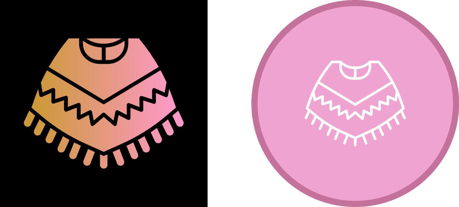 Poncho Vector Icon