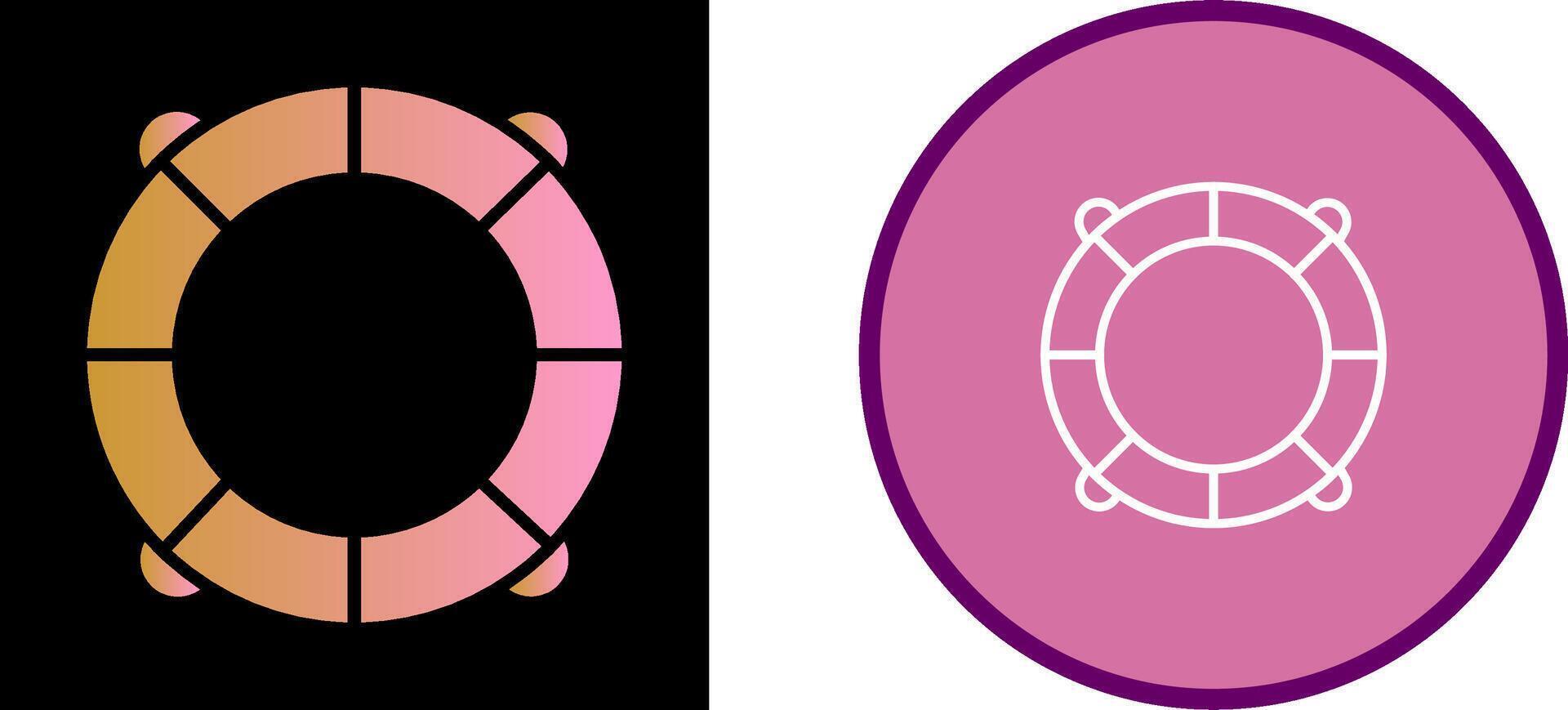 Life Saving Tube Vector Icon