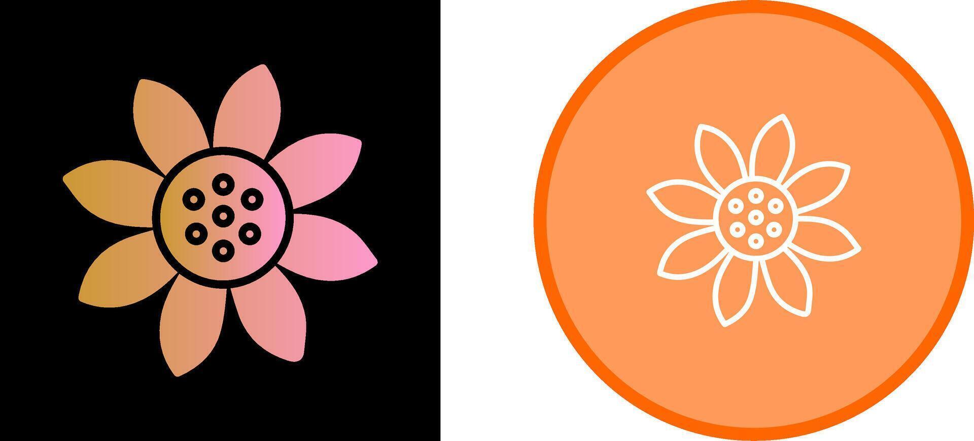 Sunflower Vector Icon