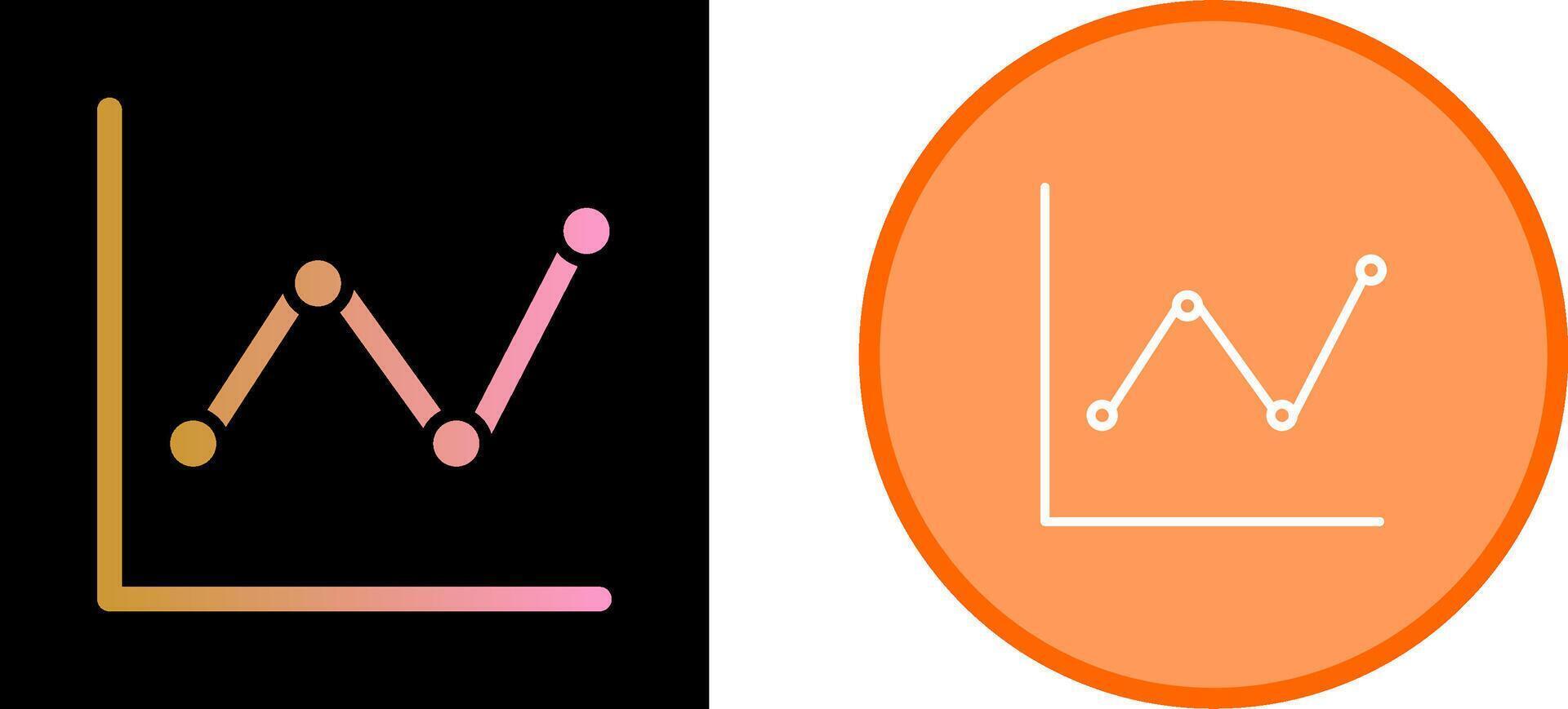 Line Chart Vector Icon
