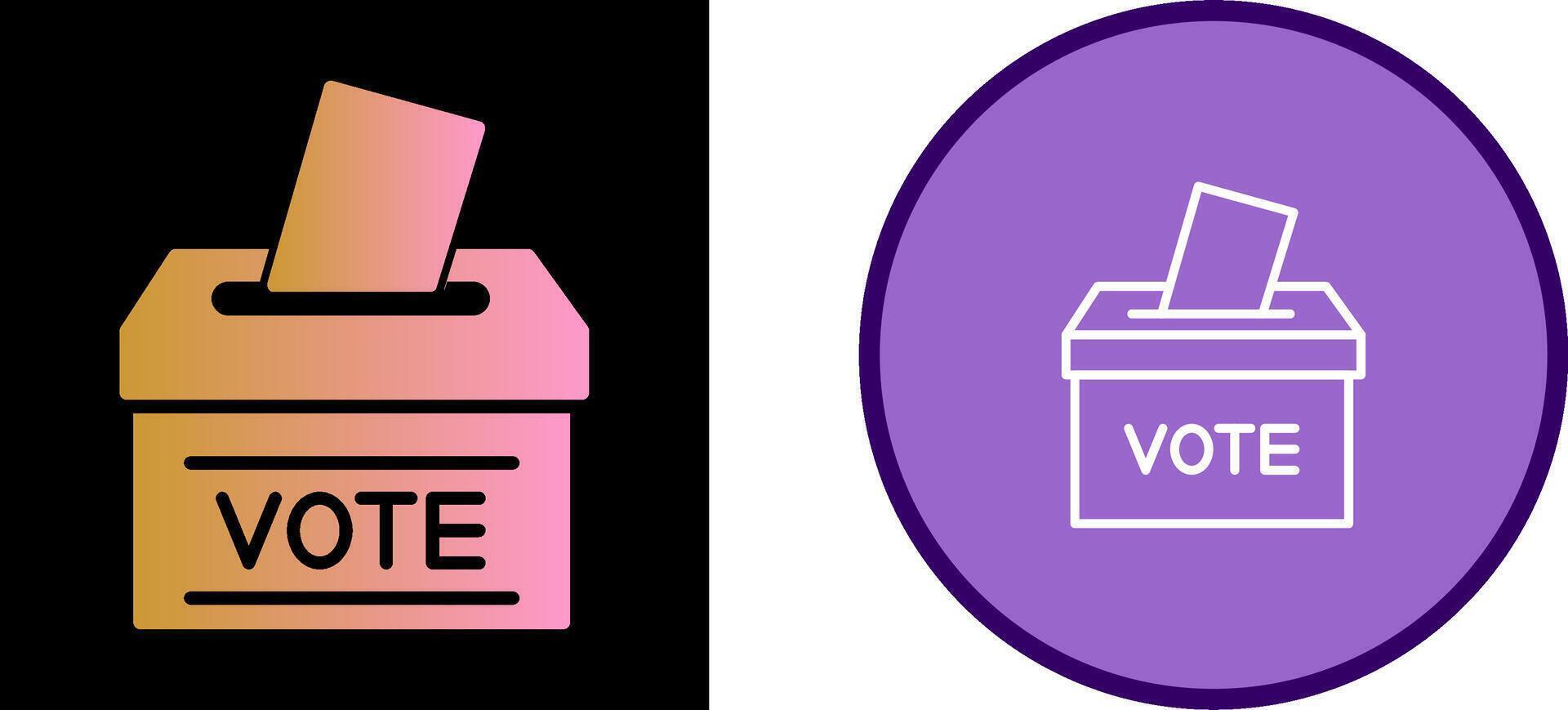 Ballot Vector Icon