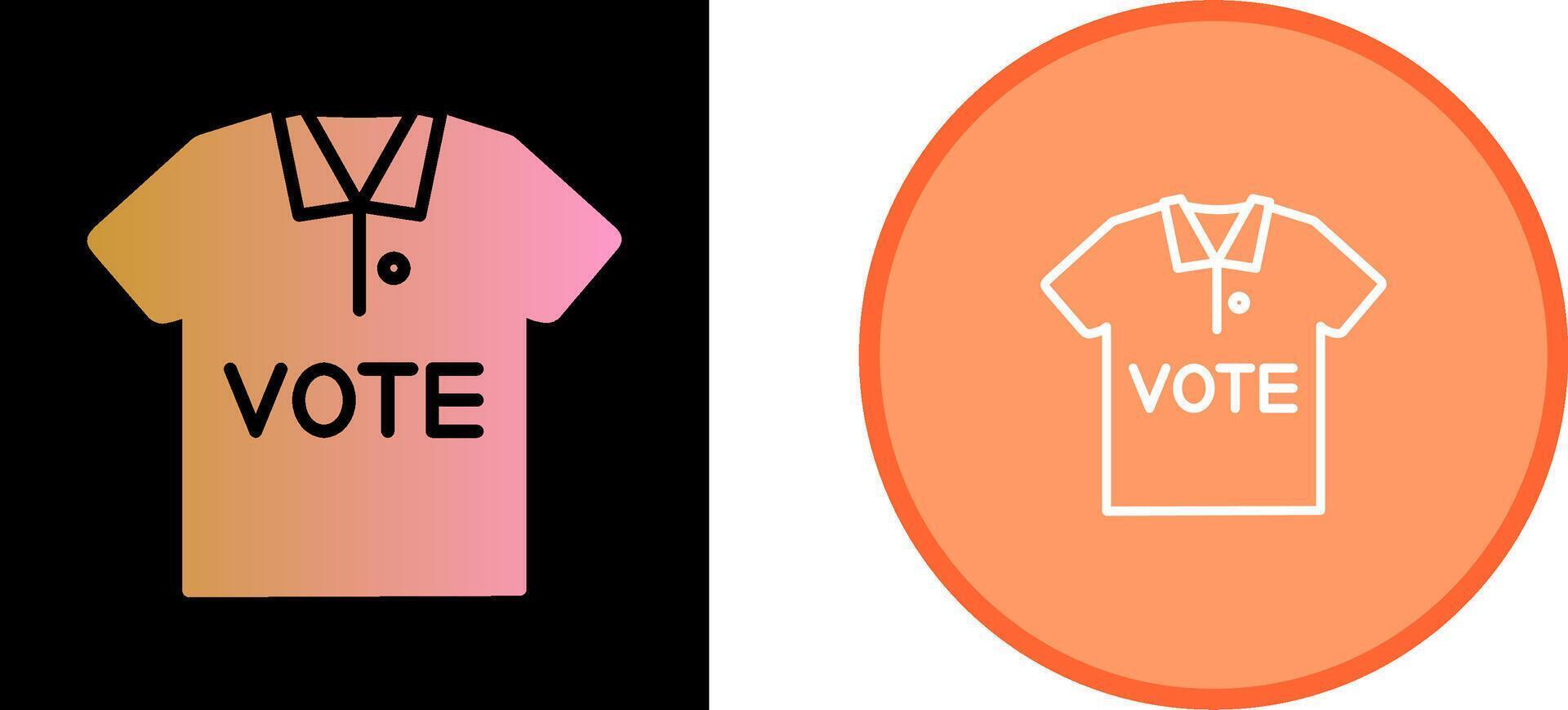 T Shirt Vector Icon