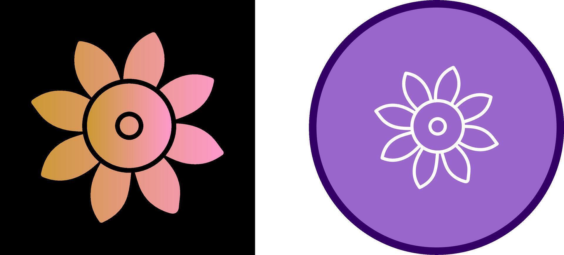 icono de vector de flores