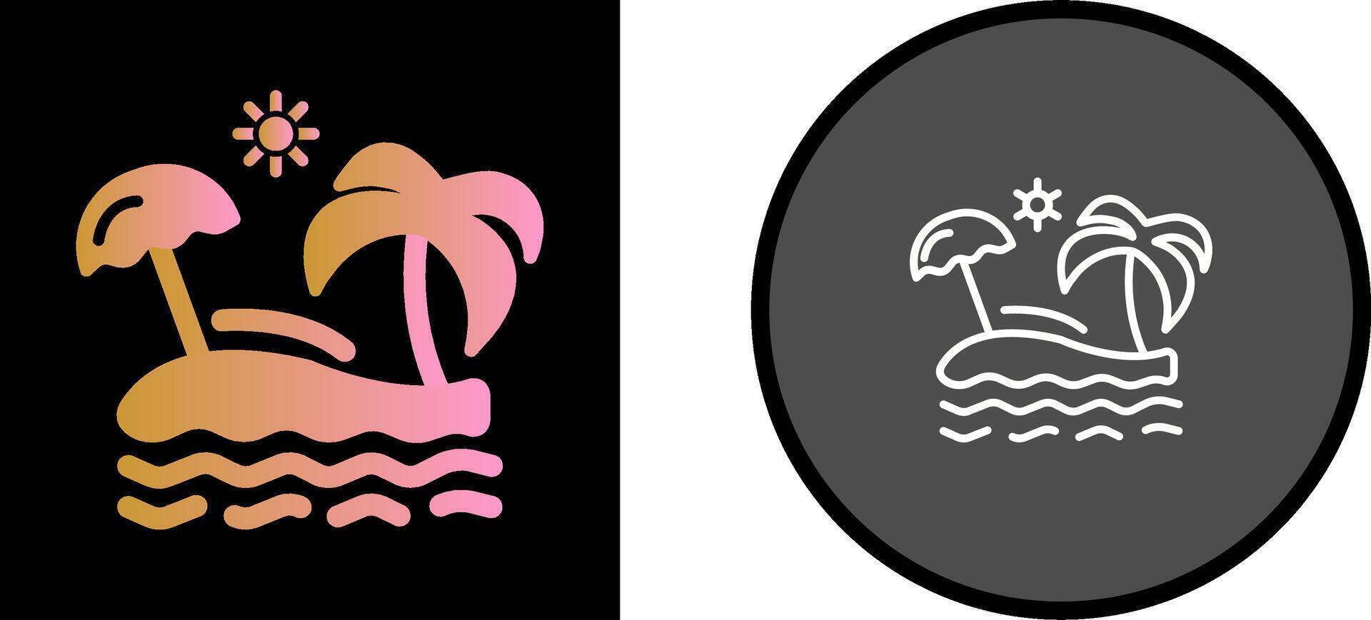 Beach Vector Icon