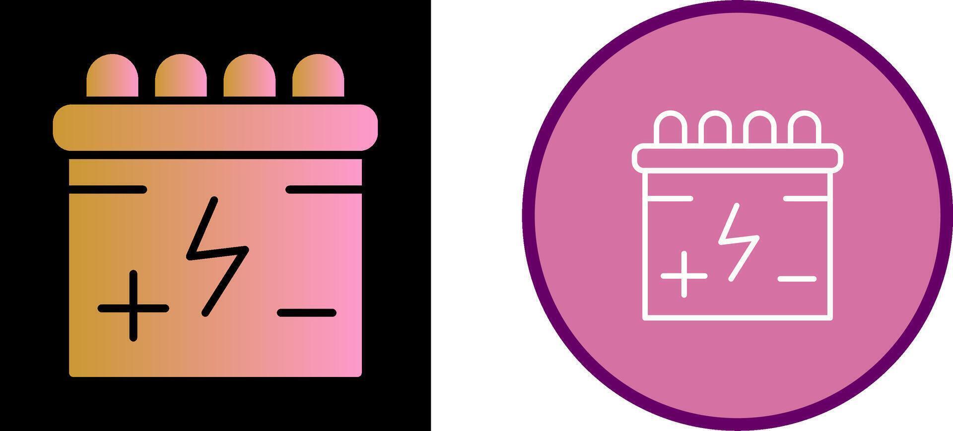 Batteries Vector Icon