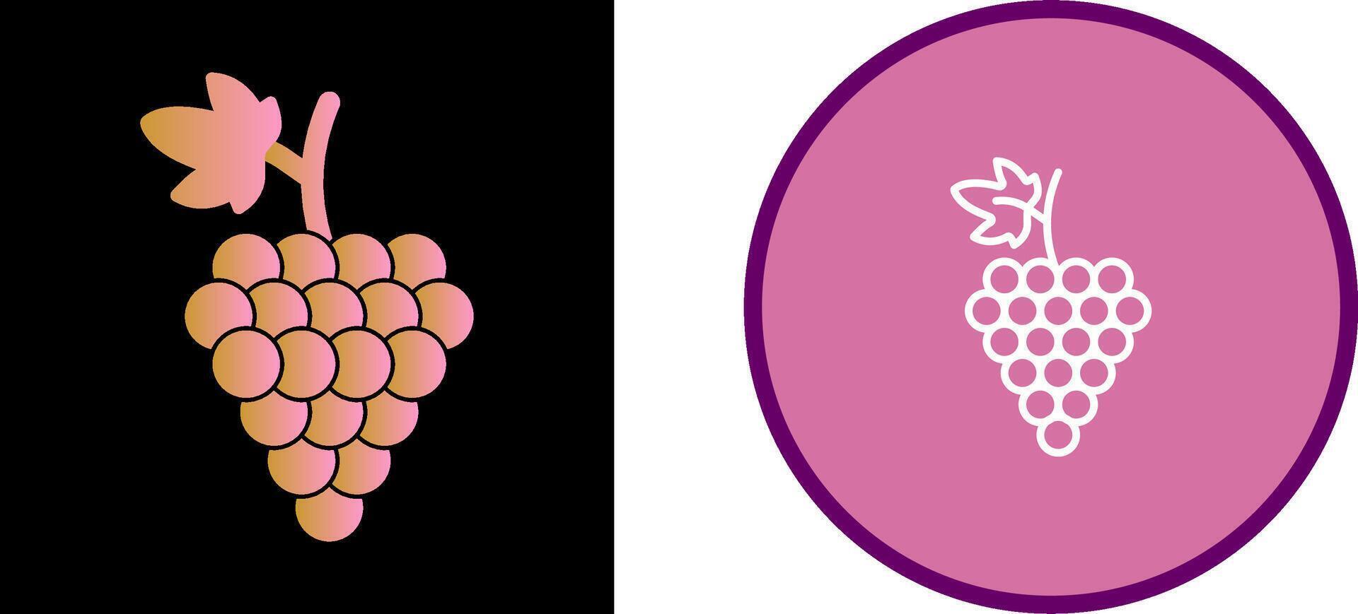 Grapes Vector Icon