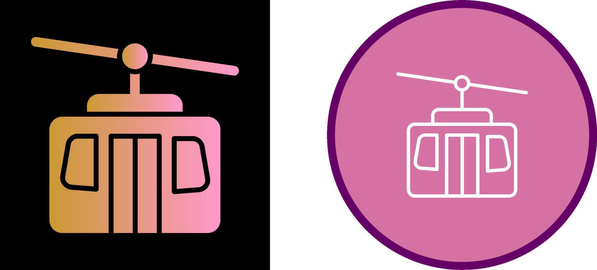 Cable Car Vector Icon