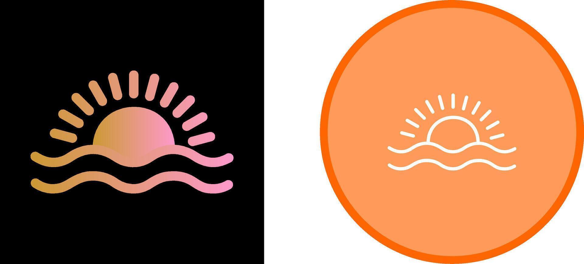 Sunrise Vector Icon