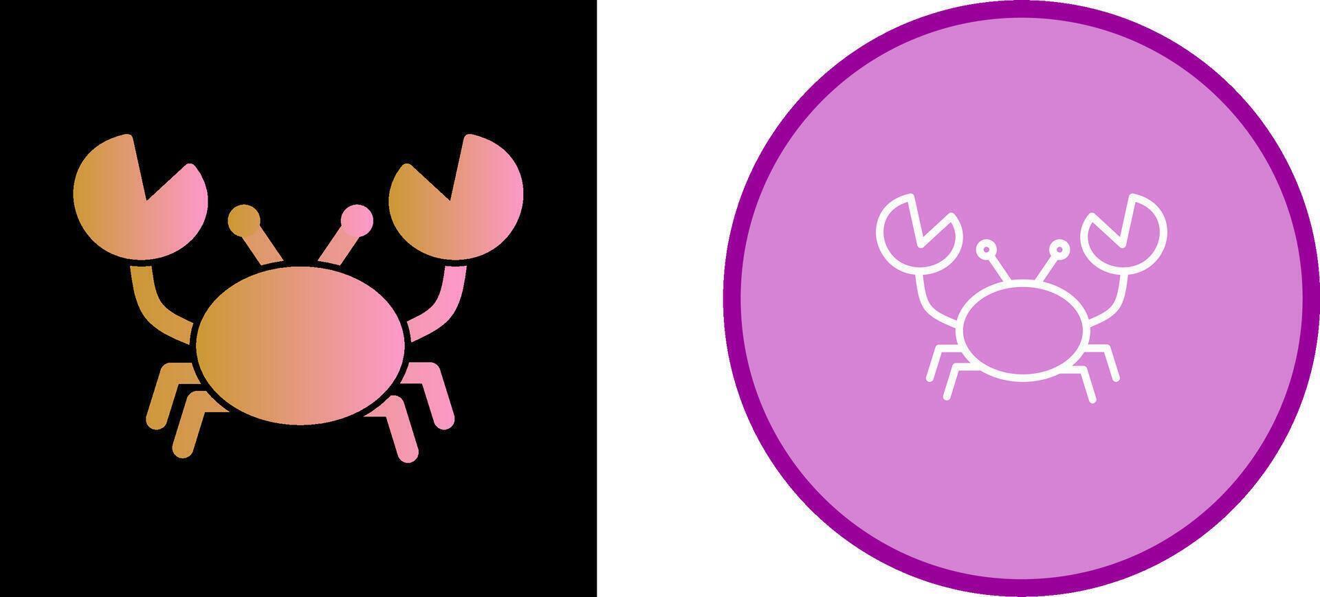 Crab Vector Icon