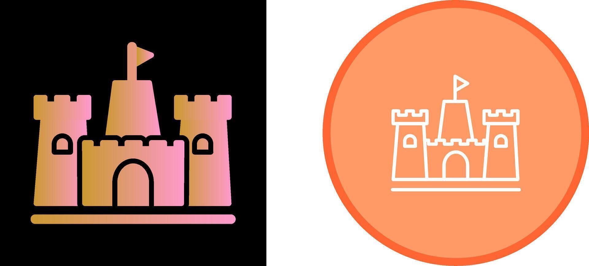 Sandcastle Vector Icon
