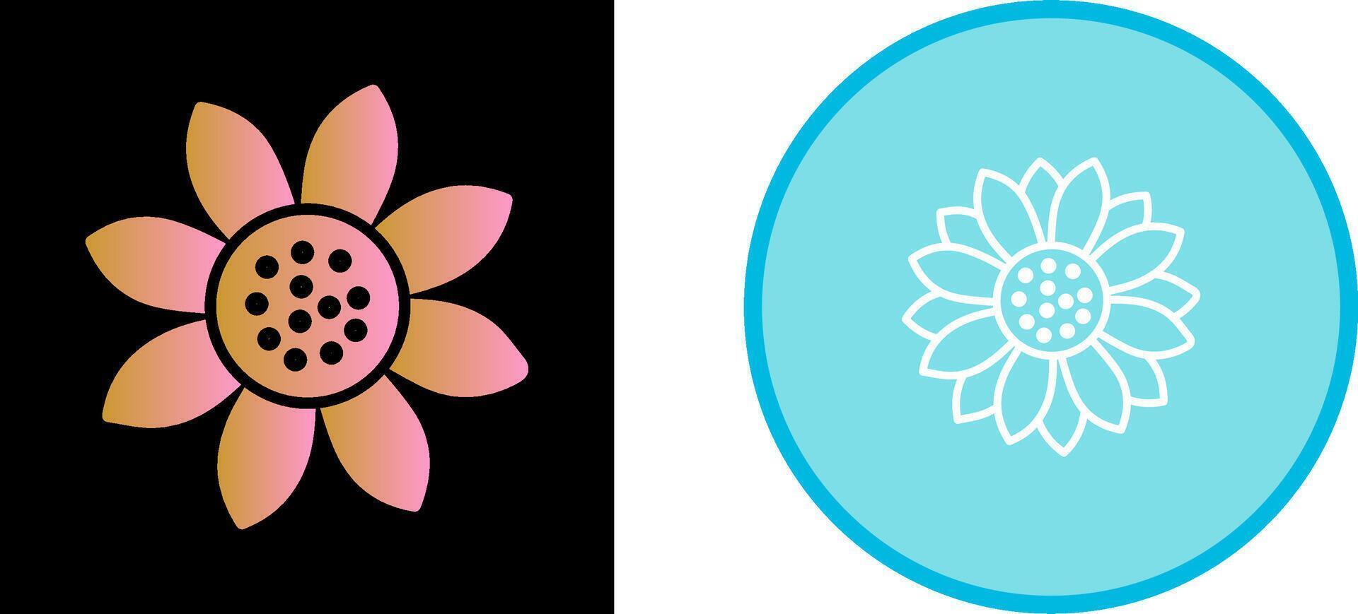 Sunflower Vector Icon