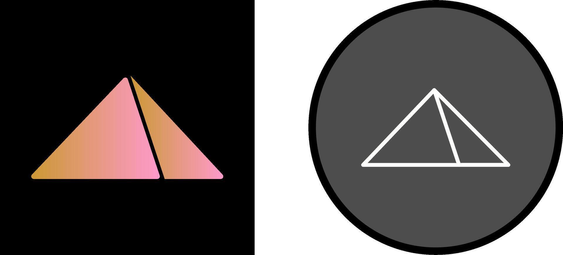 Pyramid Vector Icon