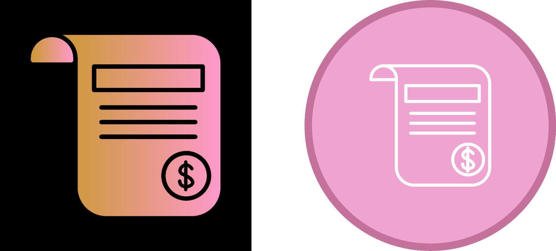 Business Document Vector Icon