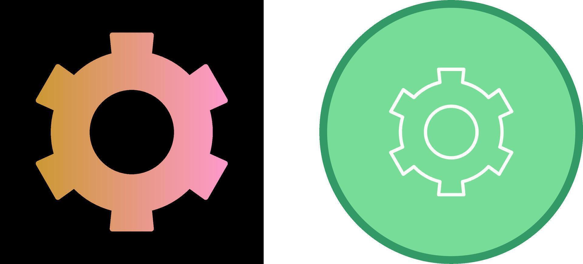 Setting Gear Vector Icon