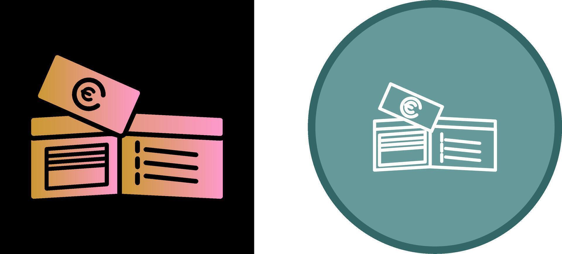 Money in Wallet Vector Icon