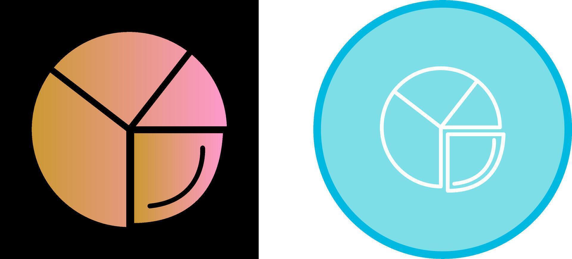 Pie Chart Analysis Vector Icon