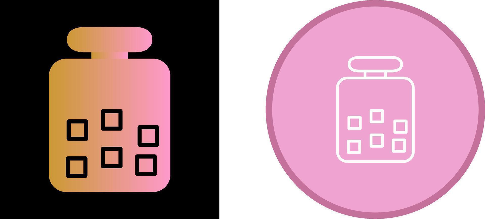 Sugar Bottle Vector Icon