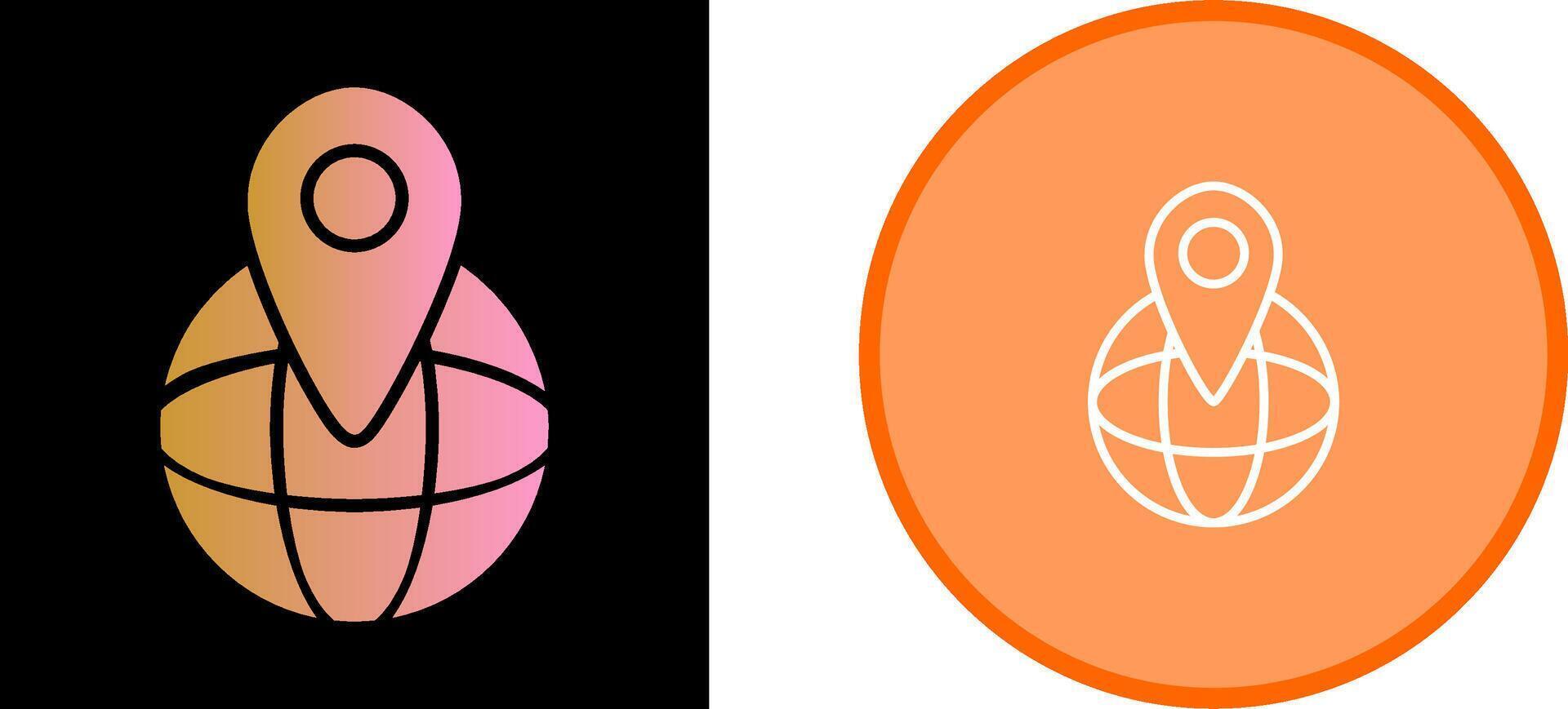 Global Locations Vector Icon