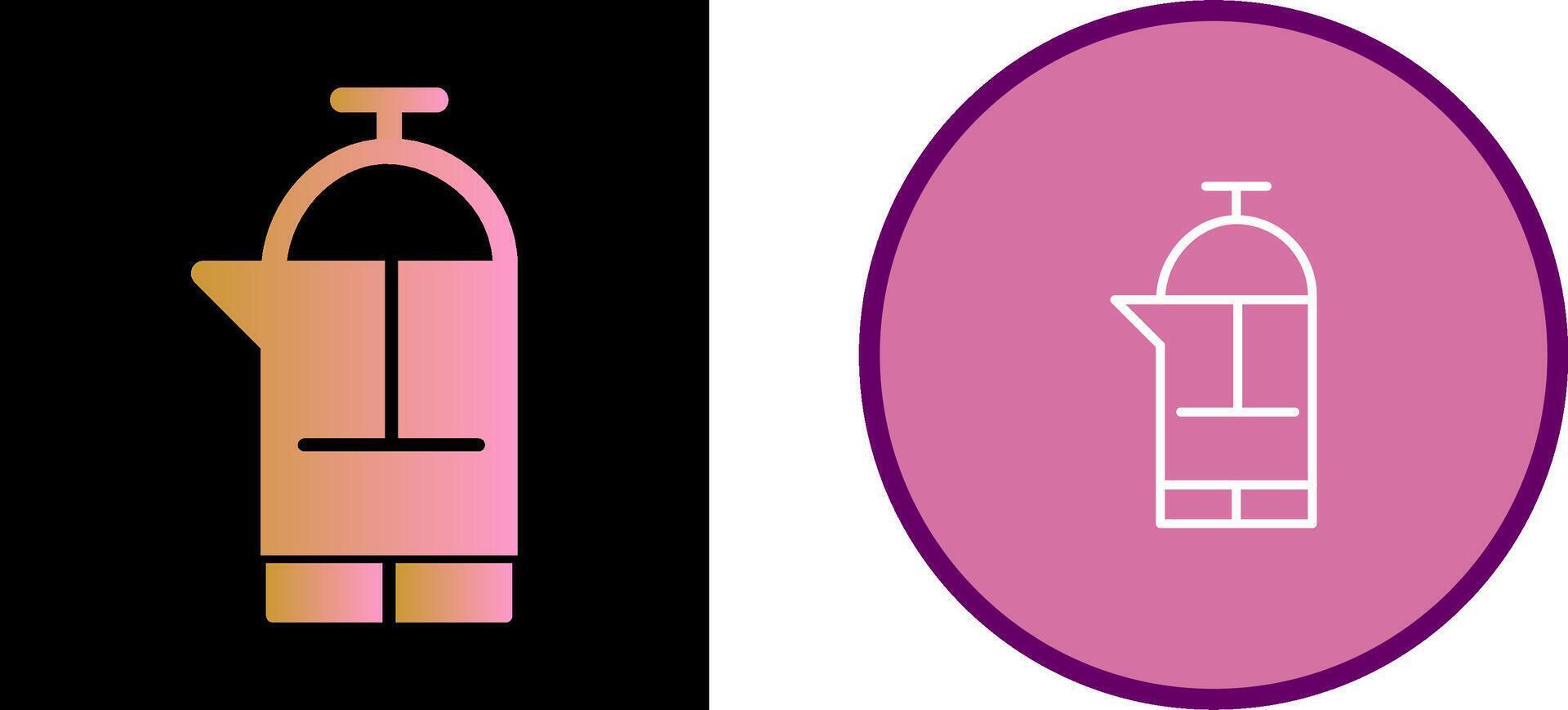 French Press Vector Icon