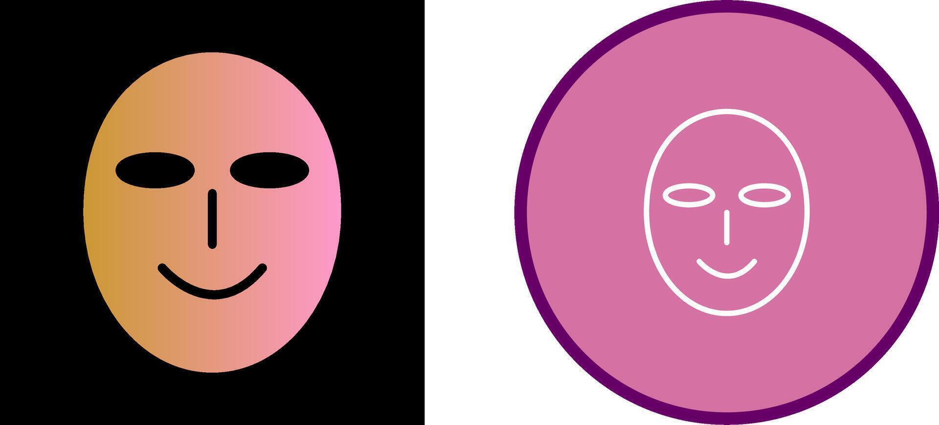 Ancient Face Mask Vector Icon