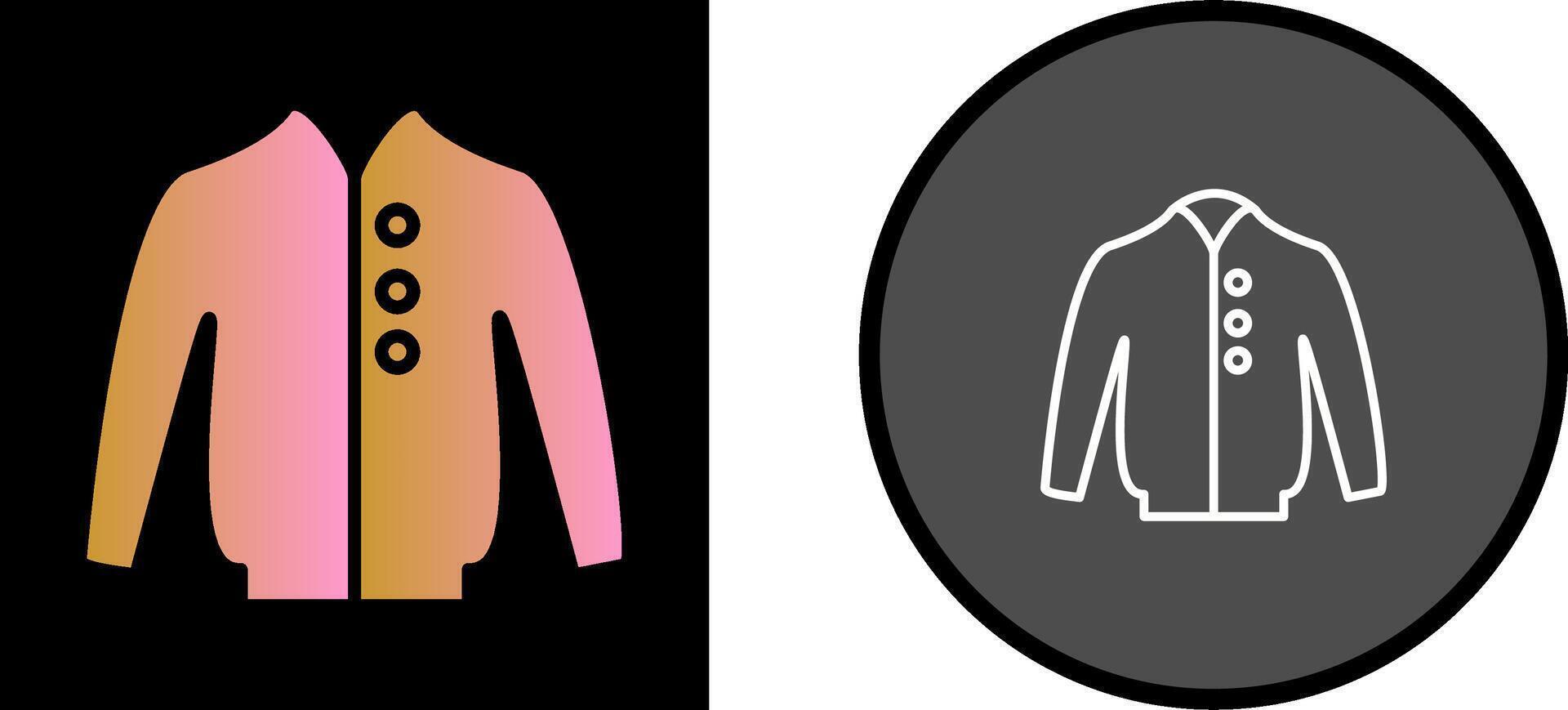 Mens Jacket Vector Icon