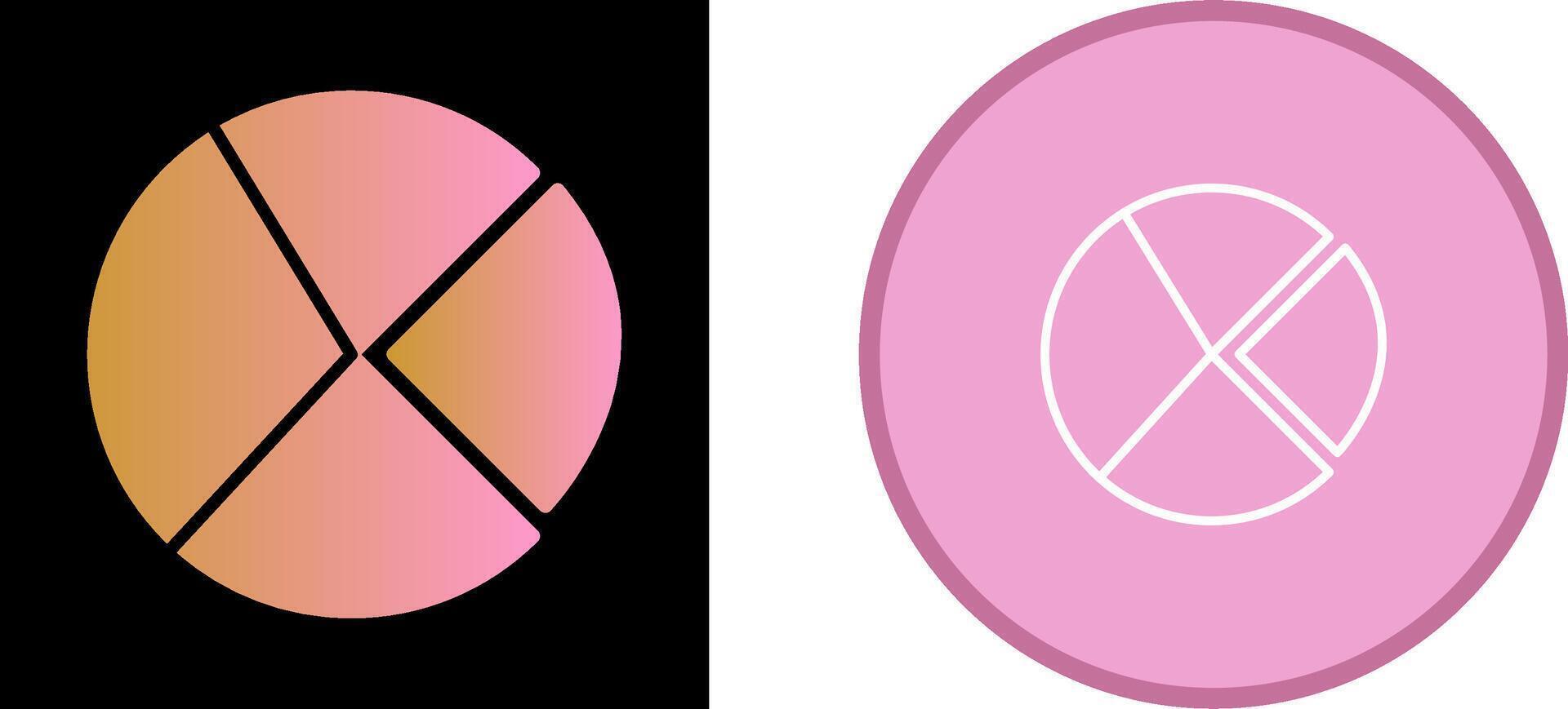 Pie Chart Vector Icon