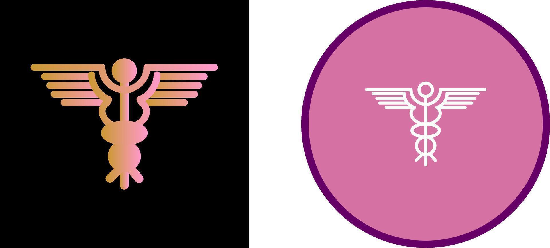 Caduceus Vector Icon