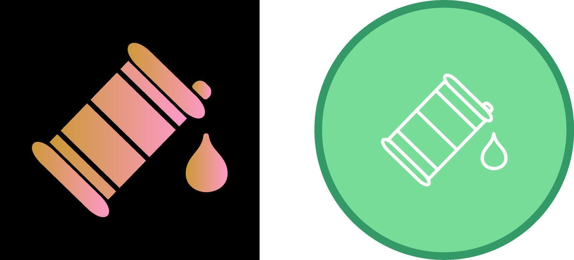 Oil Barrel Vector Icon