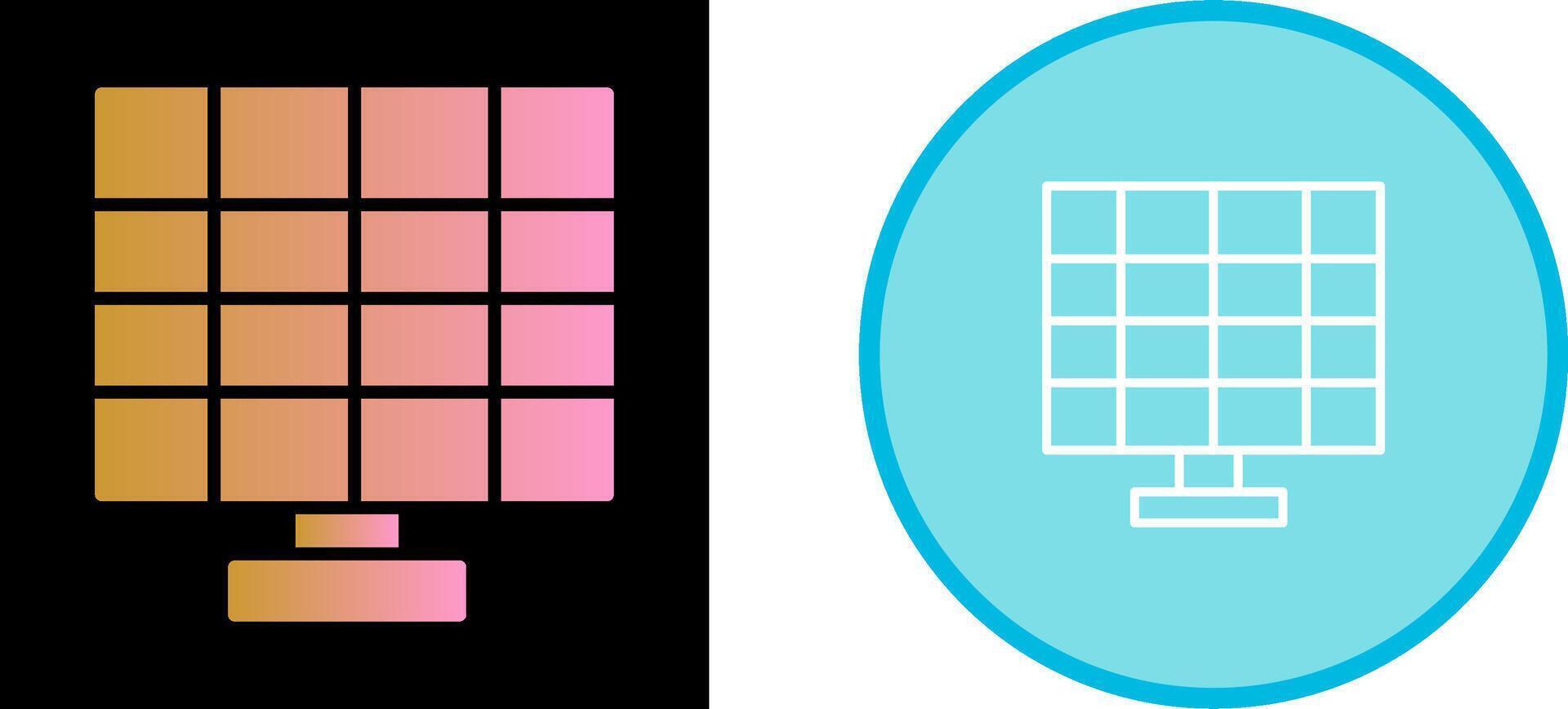 Solar Panel Vector Icon