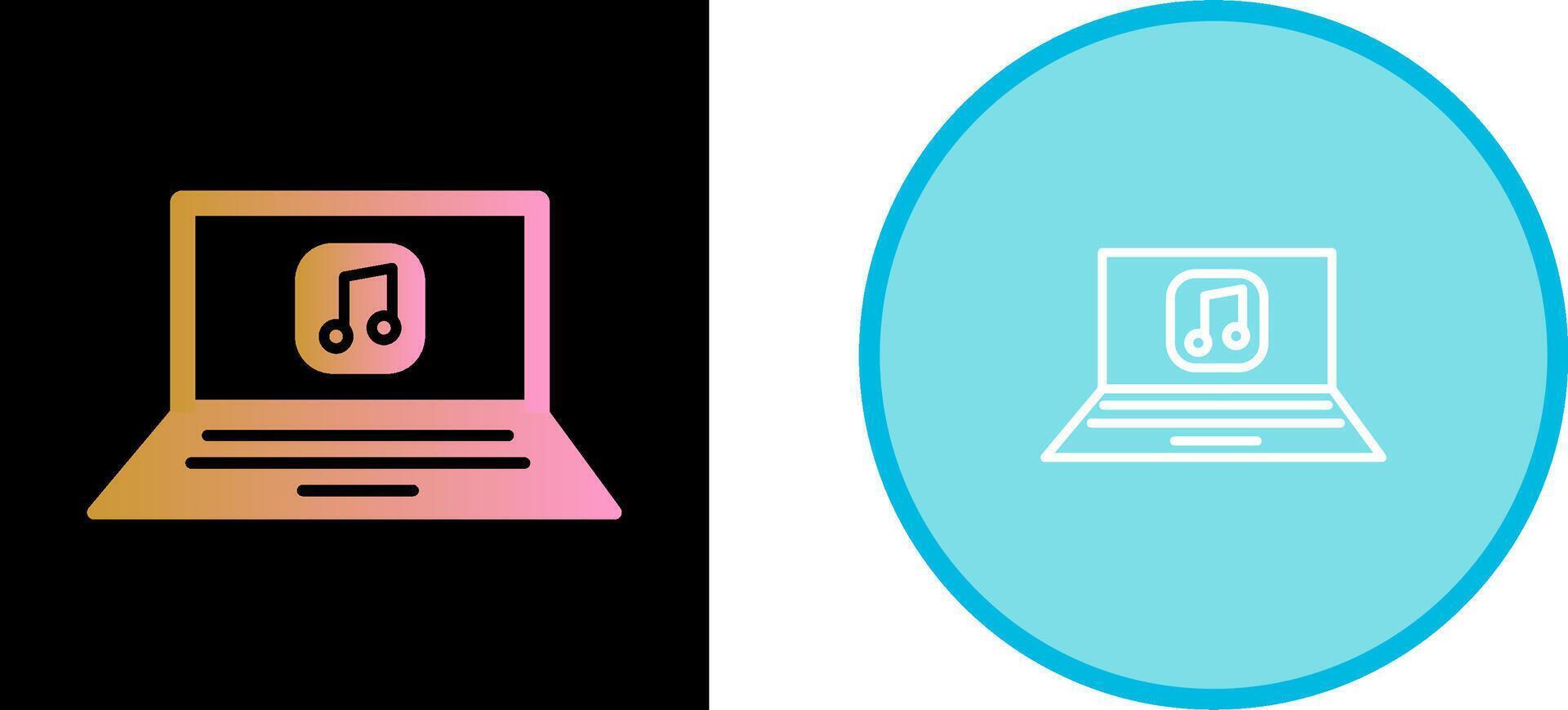 Play Music Vector Icon