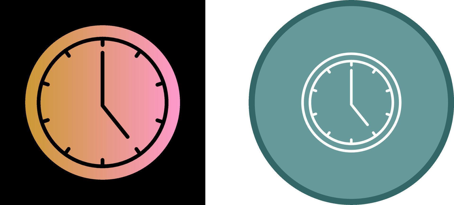 icono de vector de reloj