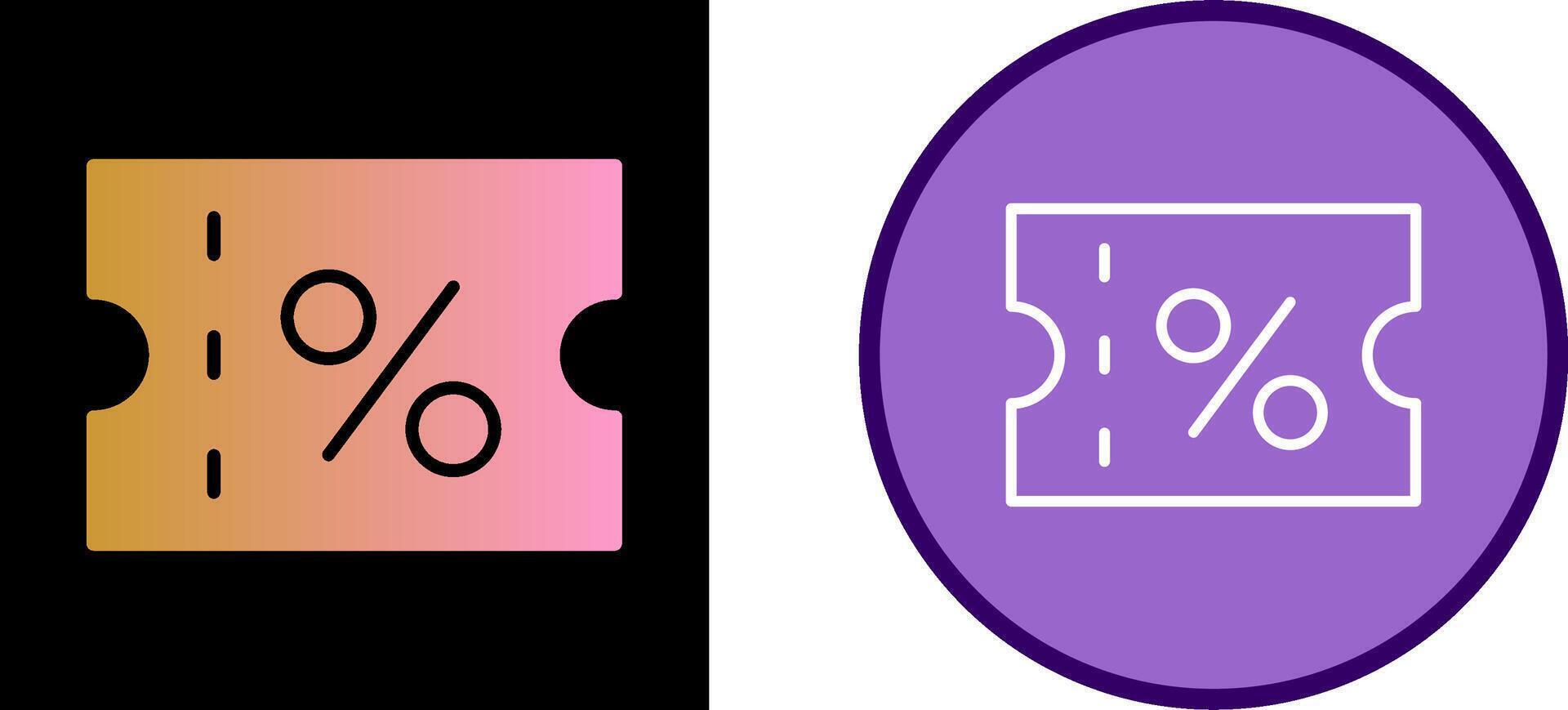 Coupon Vector Icon