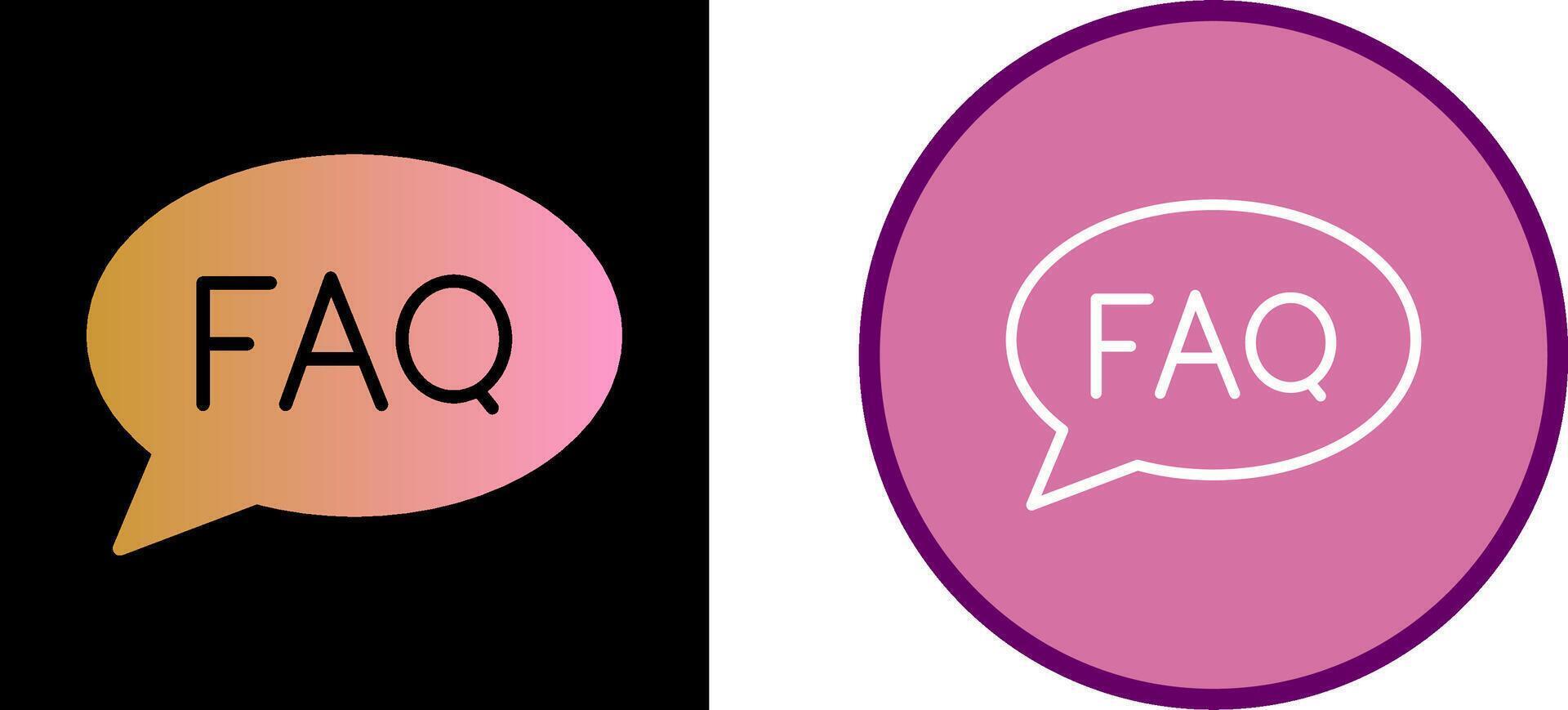 FAQ Vector Icon