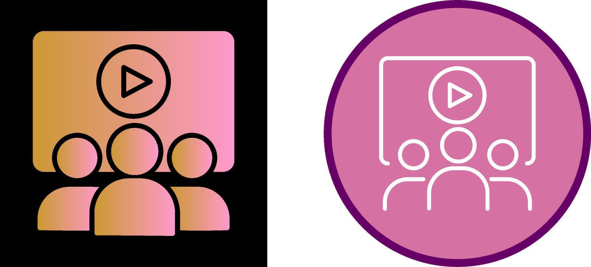 Online Course Vector Icon