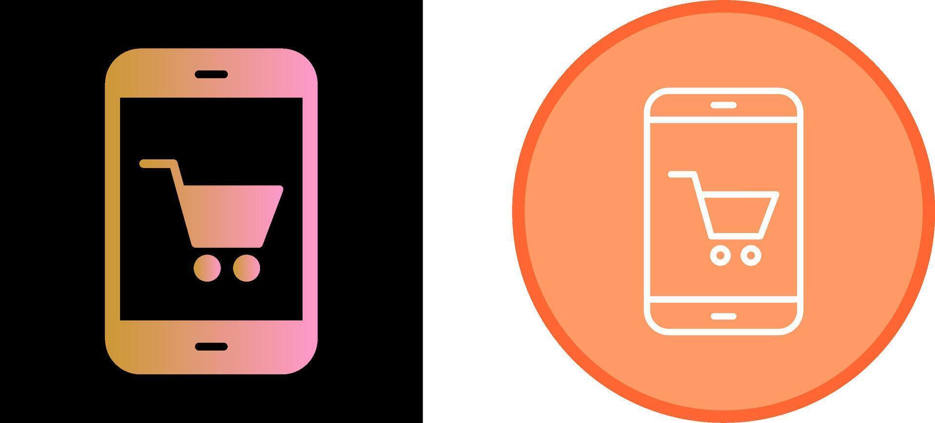 Online Shopping Vector Icon