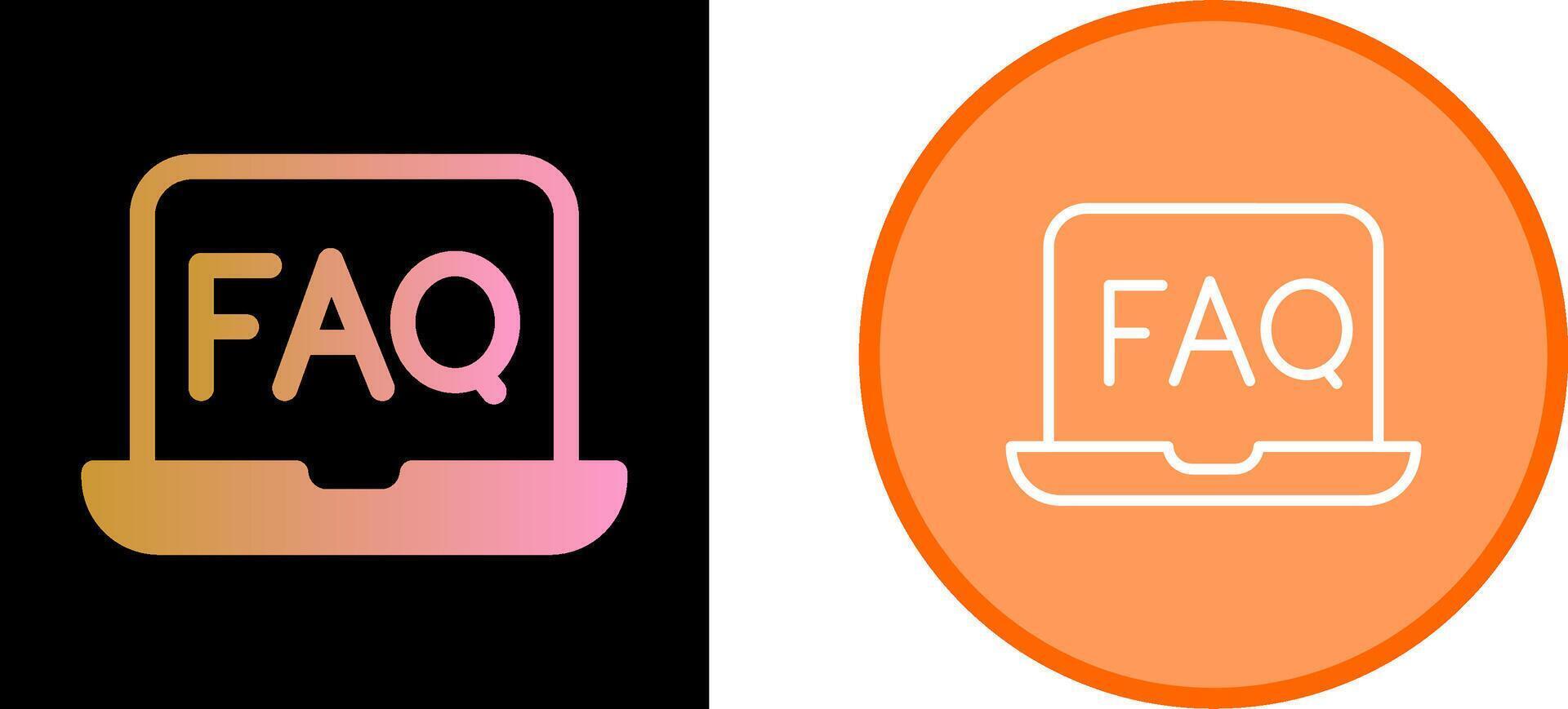 FAQ Vector Icon