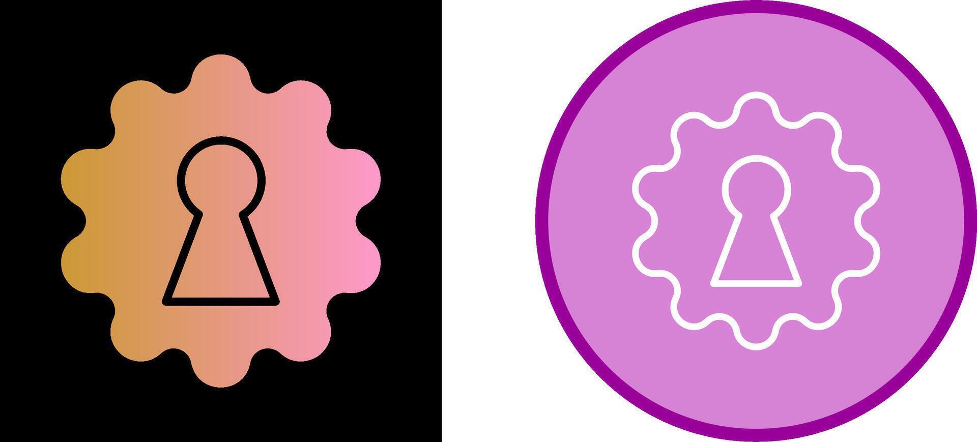 Key Hole Vector Icon