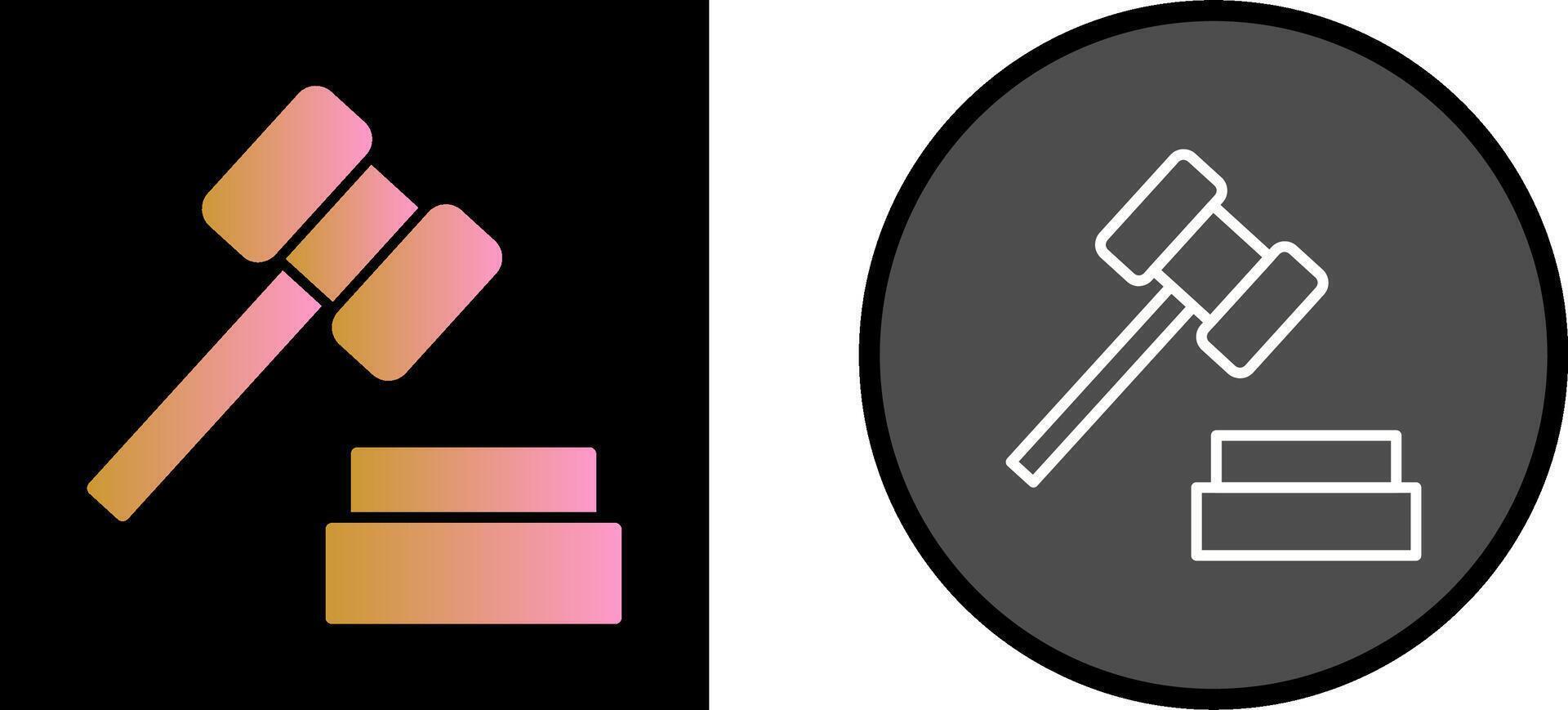 Gavel Vector Icon