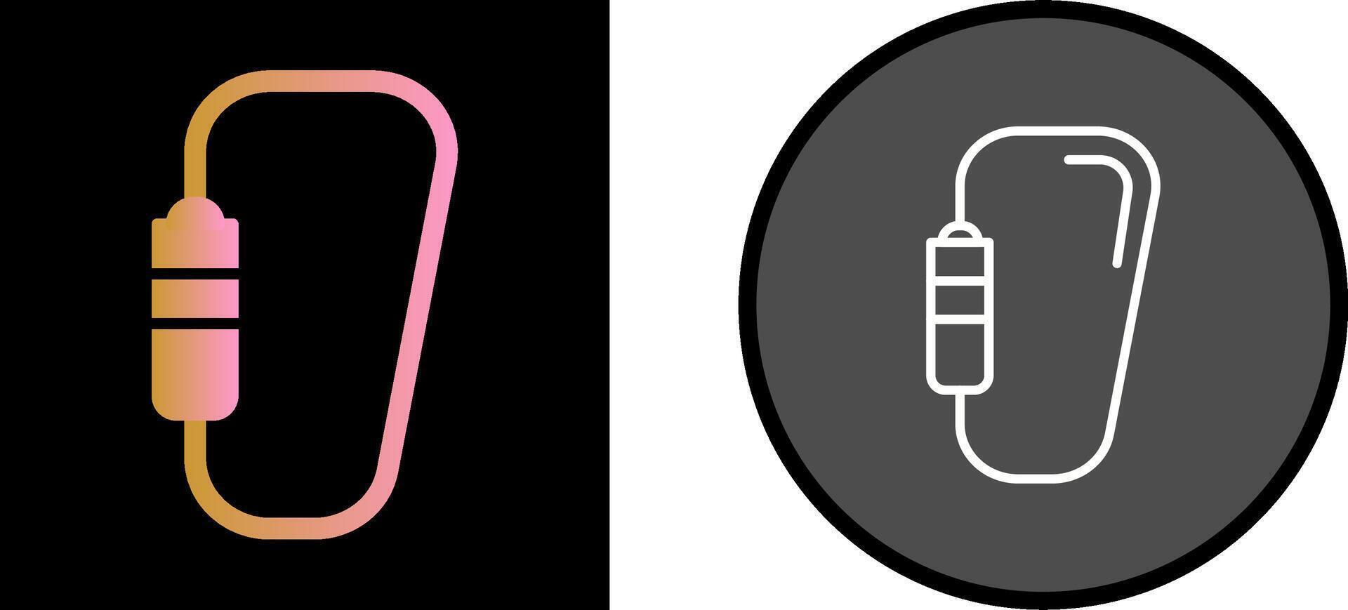 Carabiner Vector Icon