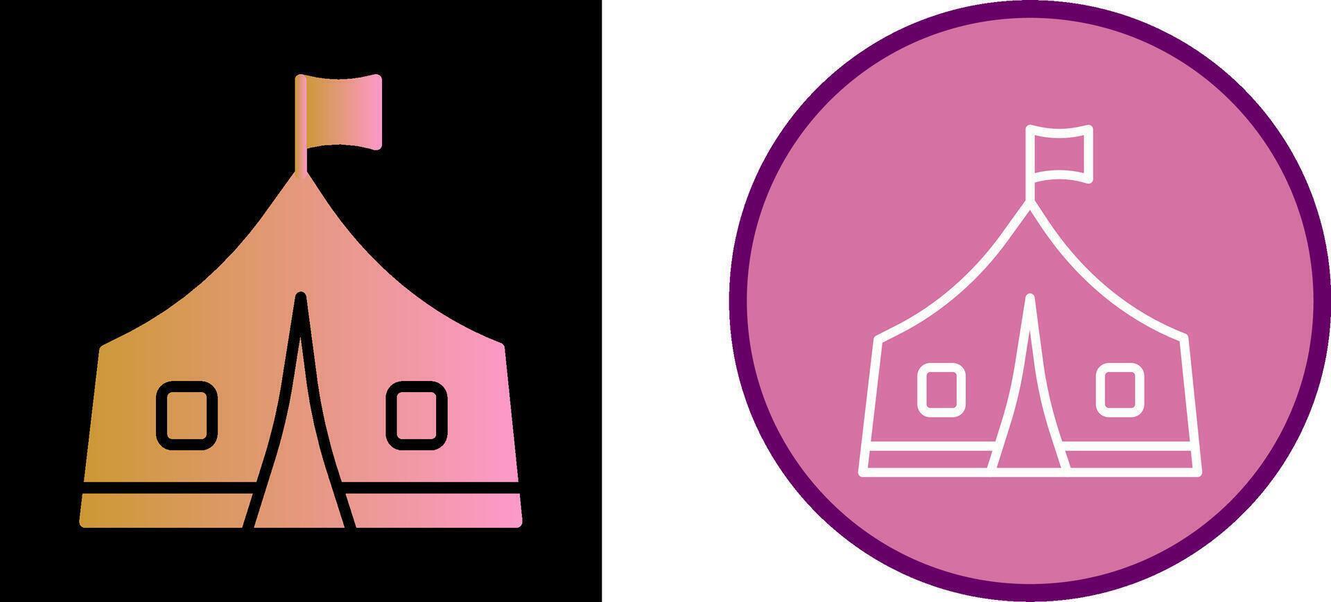 Tent Vector Icon