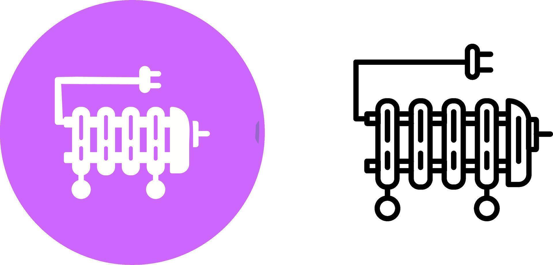 Oil Heater Vector Icon