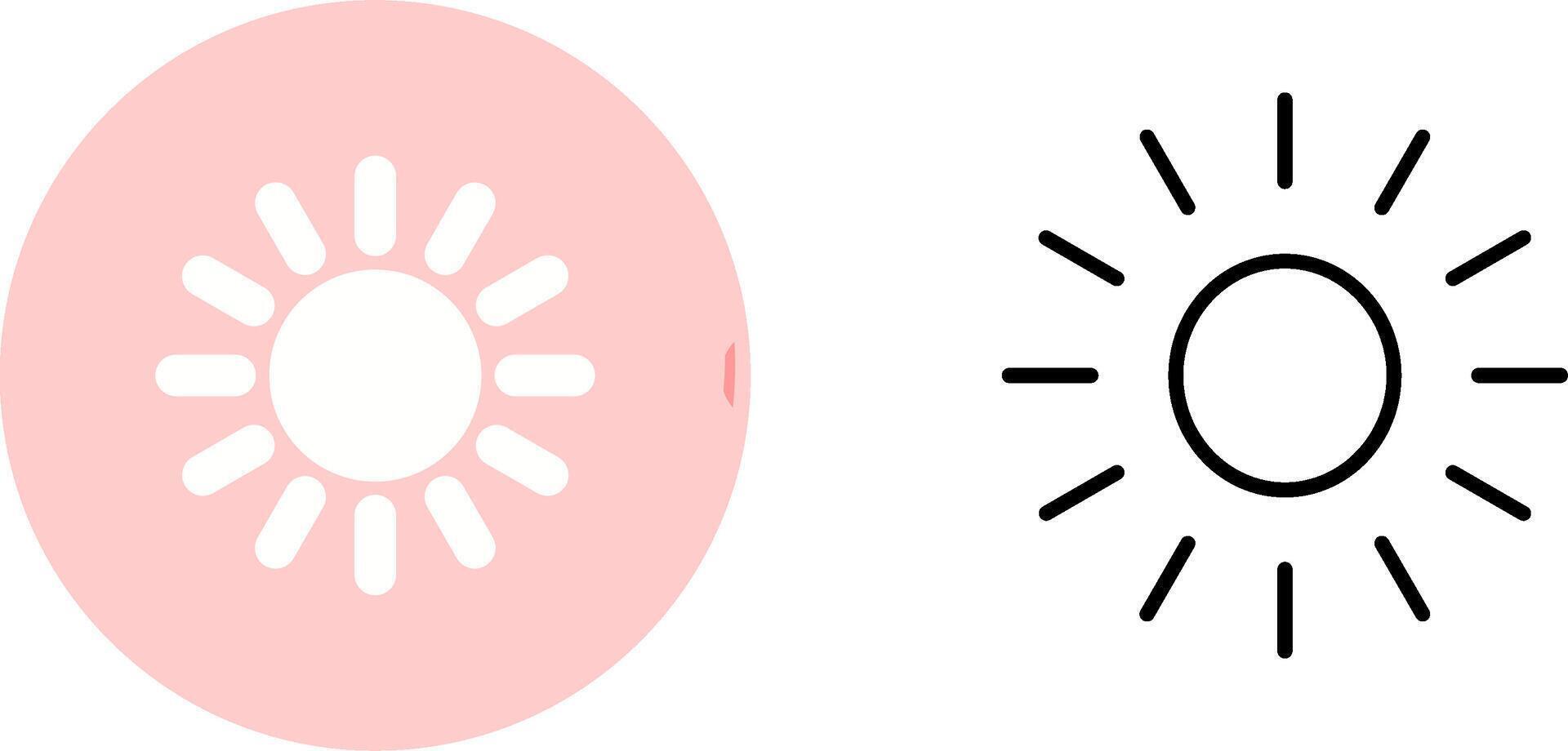 Sun Vector Icon