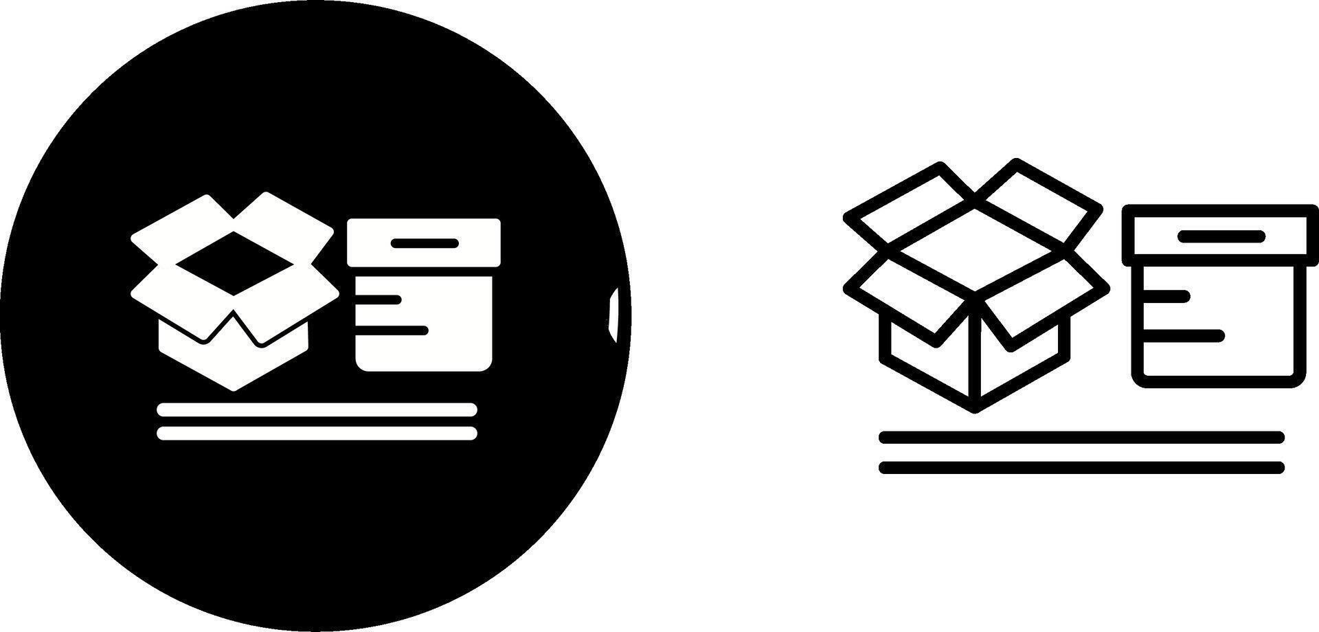 Boxes Vector Icon