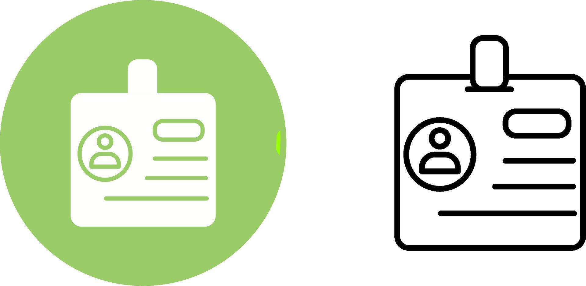 Identification Vector Icon