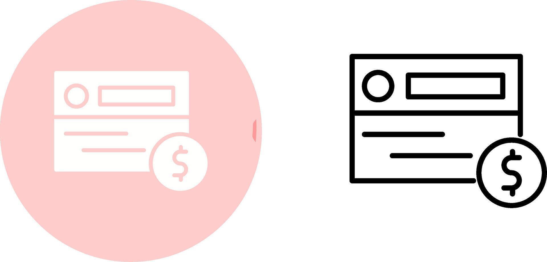Card Payment Vector Icon